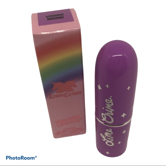 Like Crime LE AIRBORNE UNICORN CREME LIPSTICK PURPLE VEGAN nu goth - Picture 8 of 10